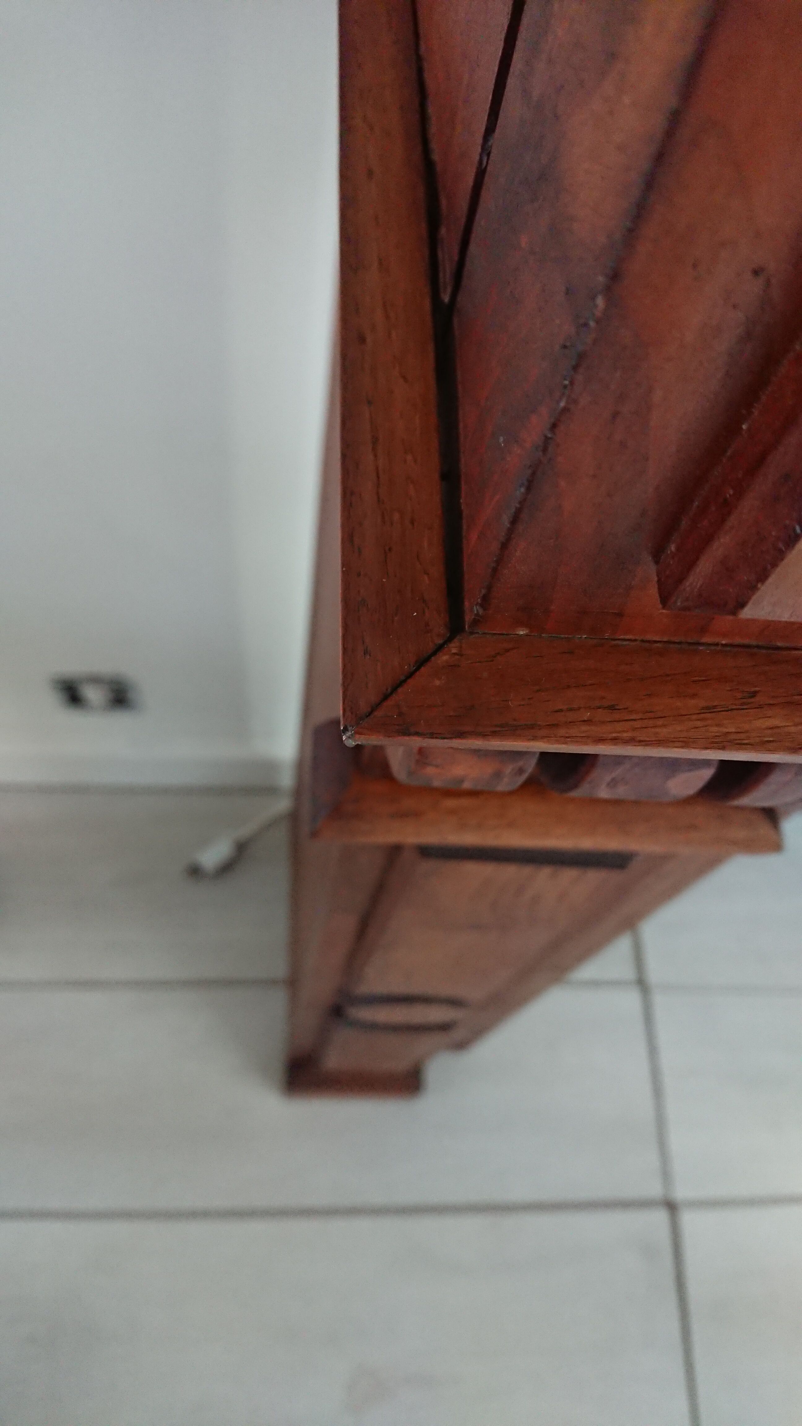 Fireplace chestnut mantle