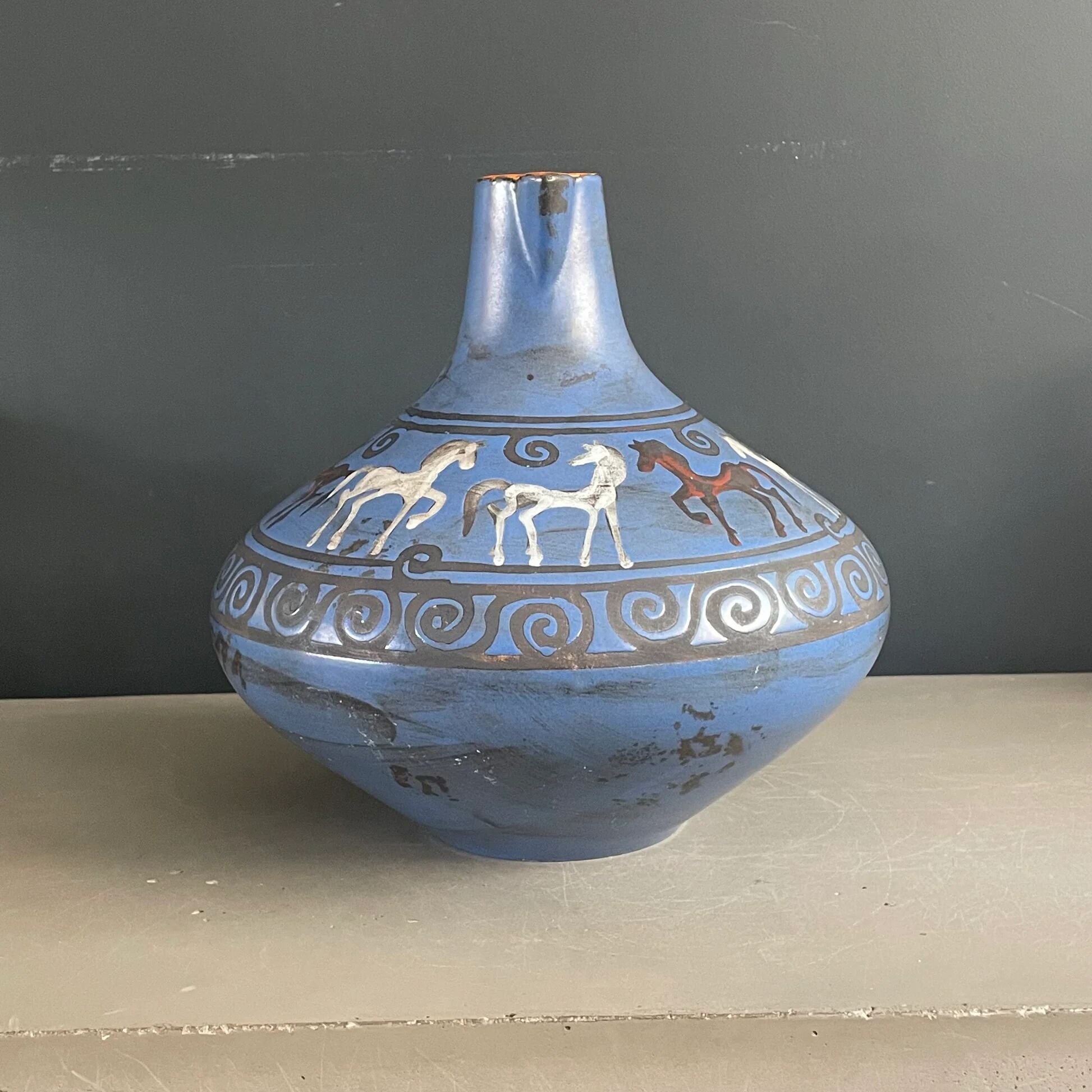 Vase Ceramano motif Pergamon - West Germany