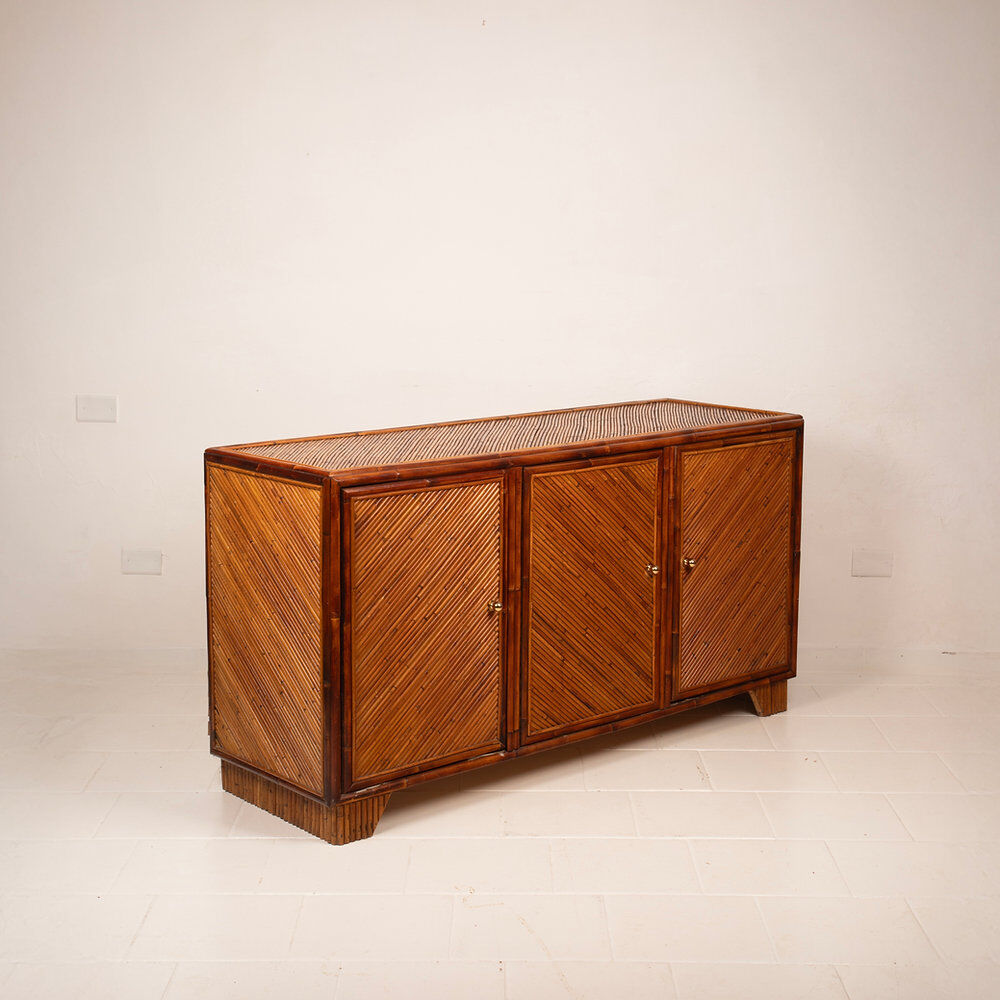 Vivai del Sud rattan sideboard, 1970