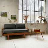 Daybed expandable Scandinavian 2-seater bench