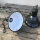 Suspension cloche emaillee noire