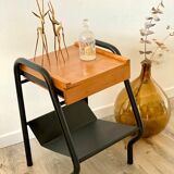 Vintage boarding school bedside