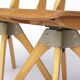 Pair of Vintage Casala Swivel Chairs, 1970s German Industrial Beechwood