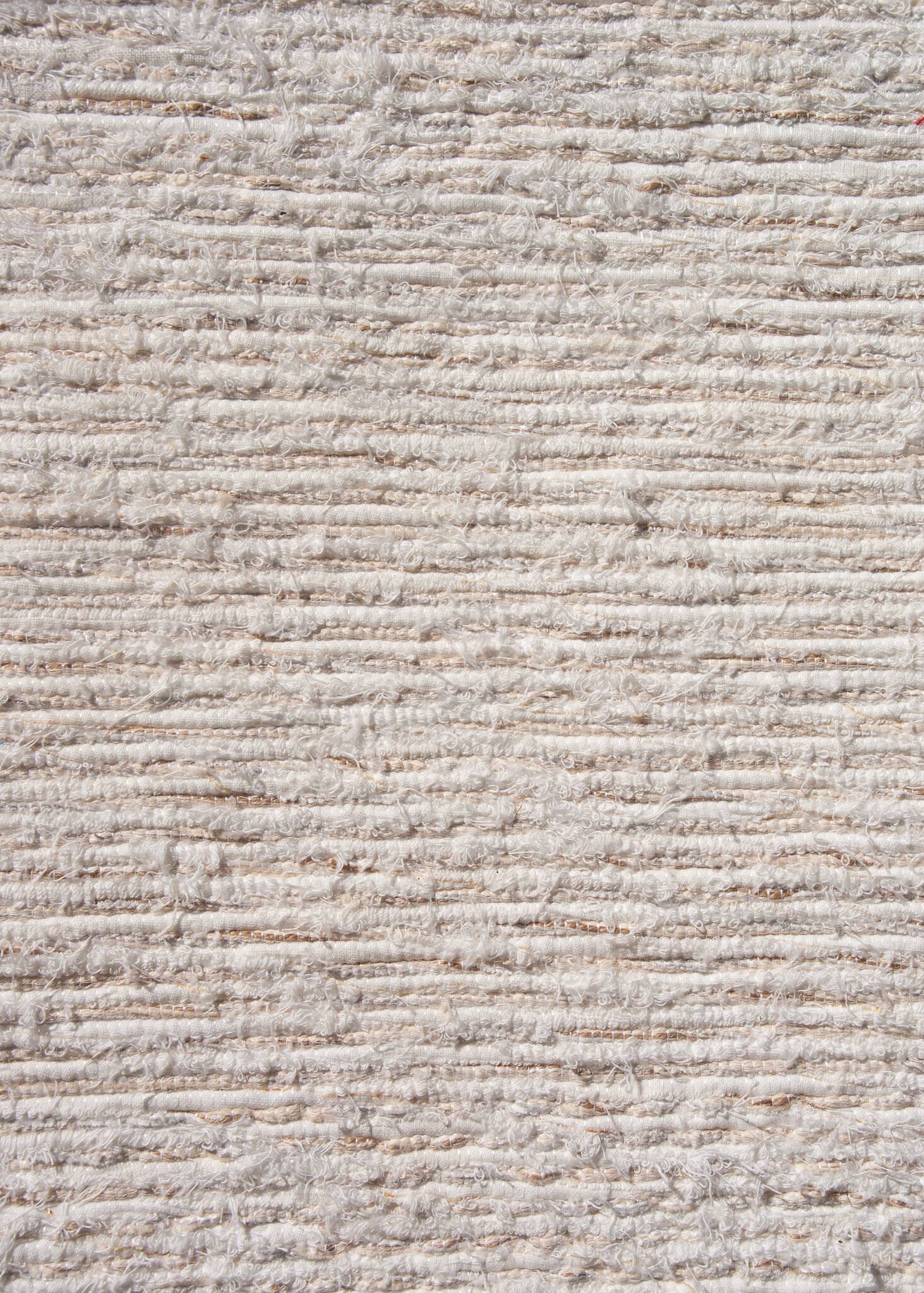 Handwoven recycled cotton rug - 40 x 60 cm