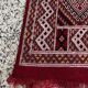 Hand-woven margoum hallway rug in natural wool