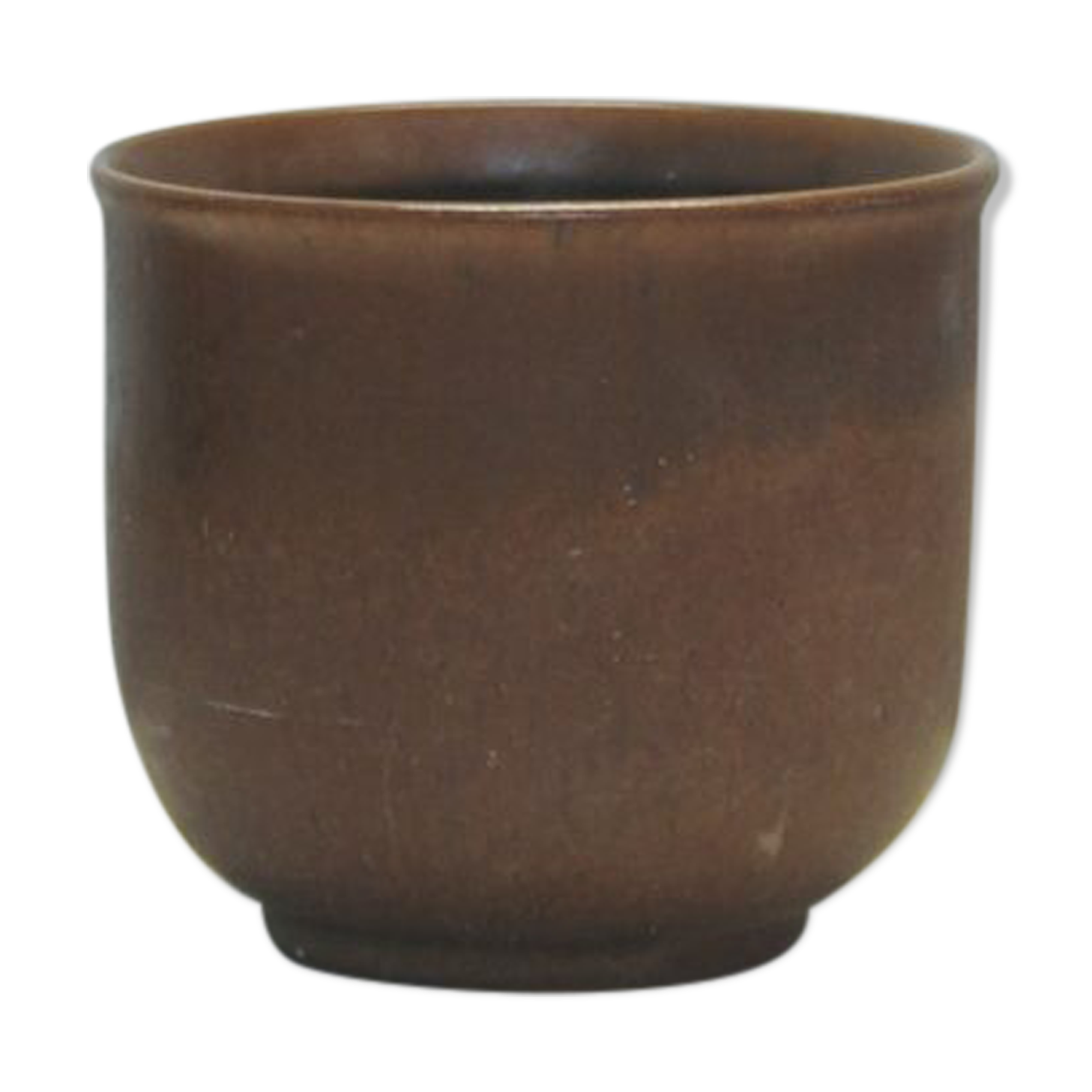 Vintage brown flower pot from Denmark