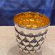 Timbale in solid silver and vermeil
