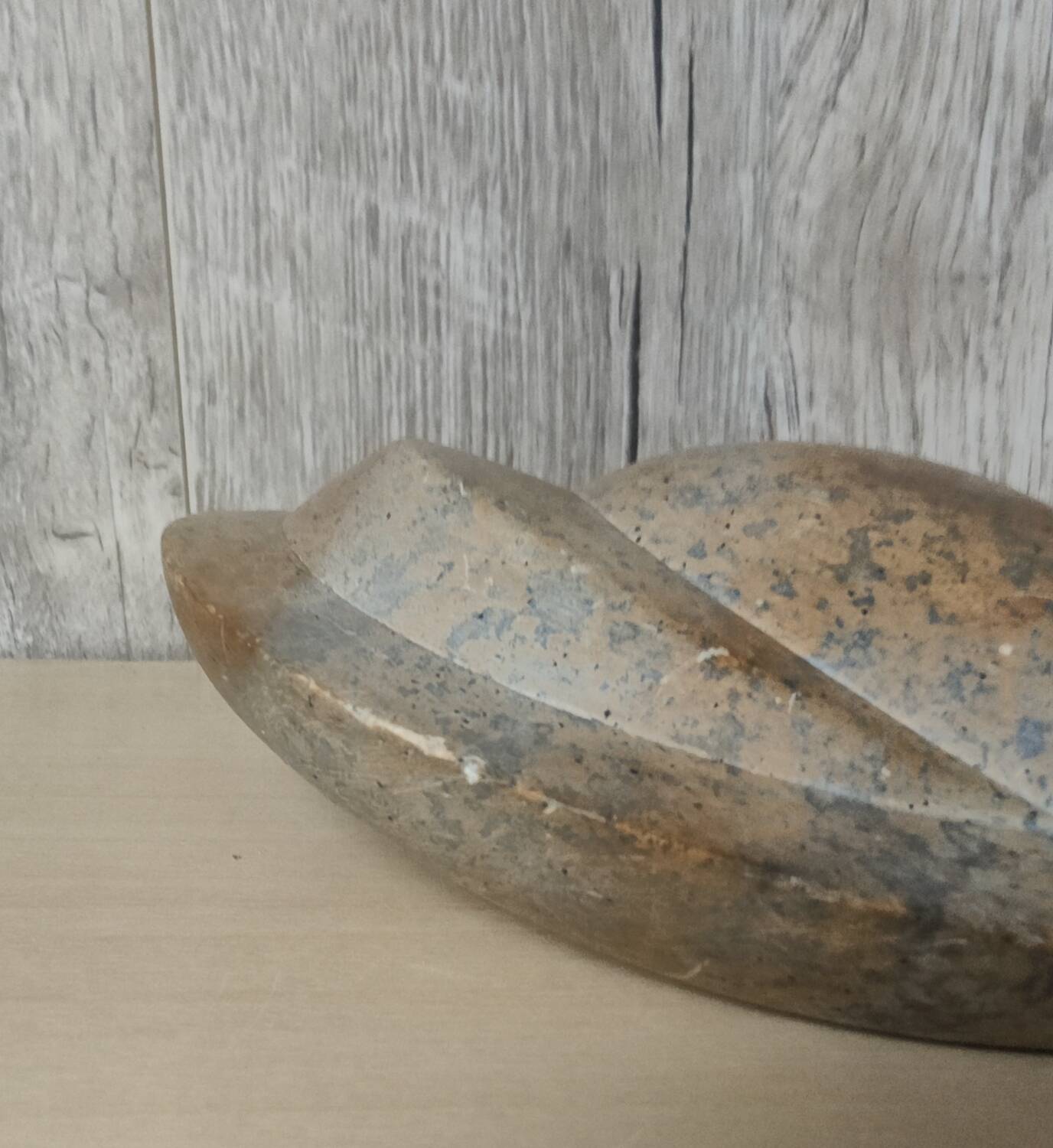 African stone face sculpture