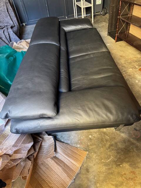 Leather sofa