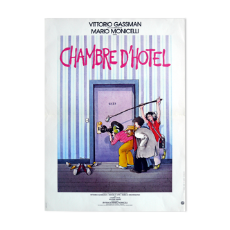 Original movie poster "Hotel Room" Vittorio Gassman