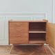 Renovated vintage sideboard, Scandinavian style, 1960s