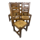 Chaises brutaliste 