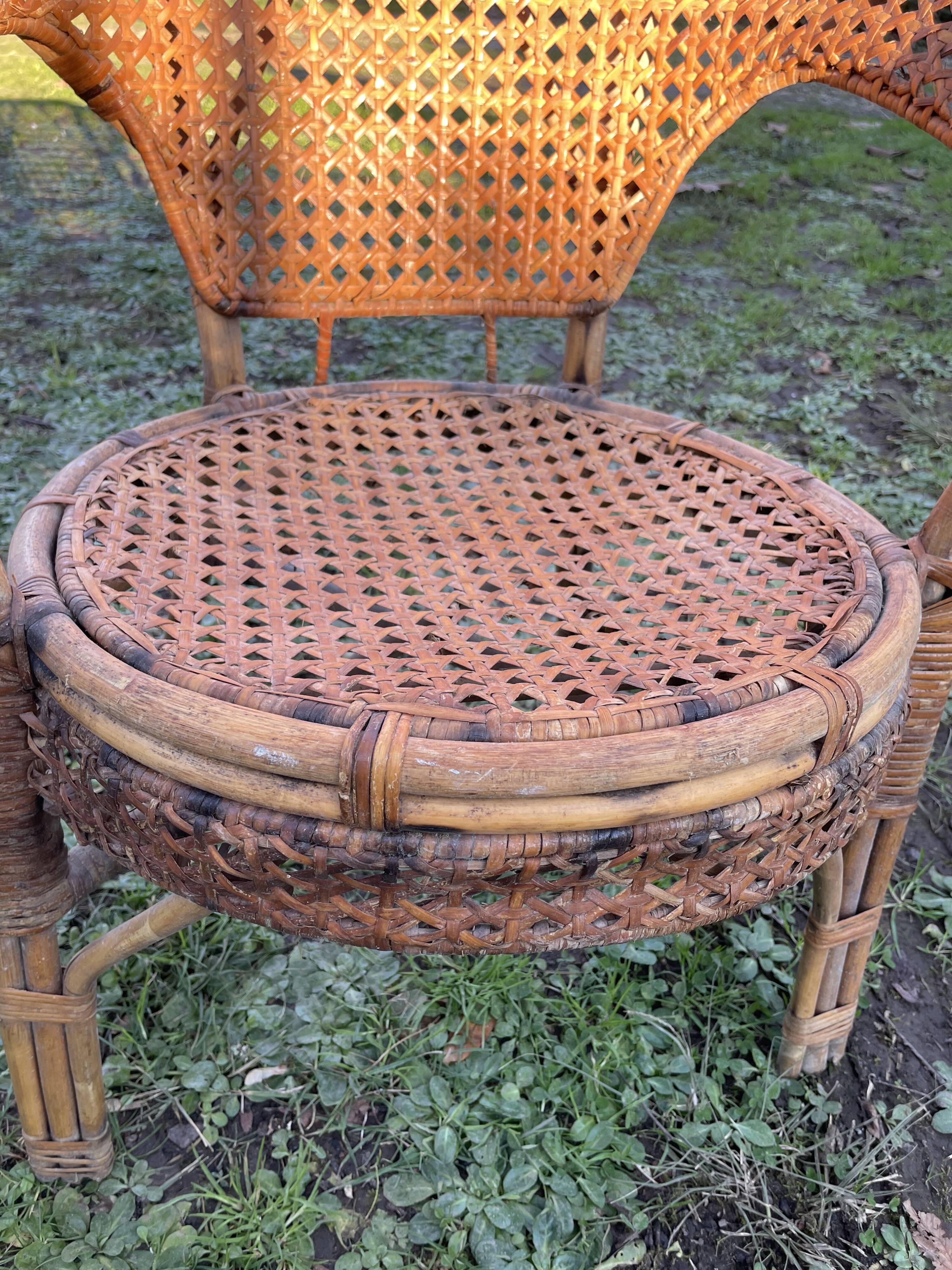 Rattan garden furniture