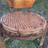 Rattan garden furniture