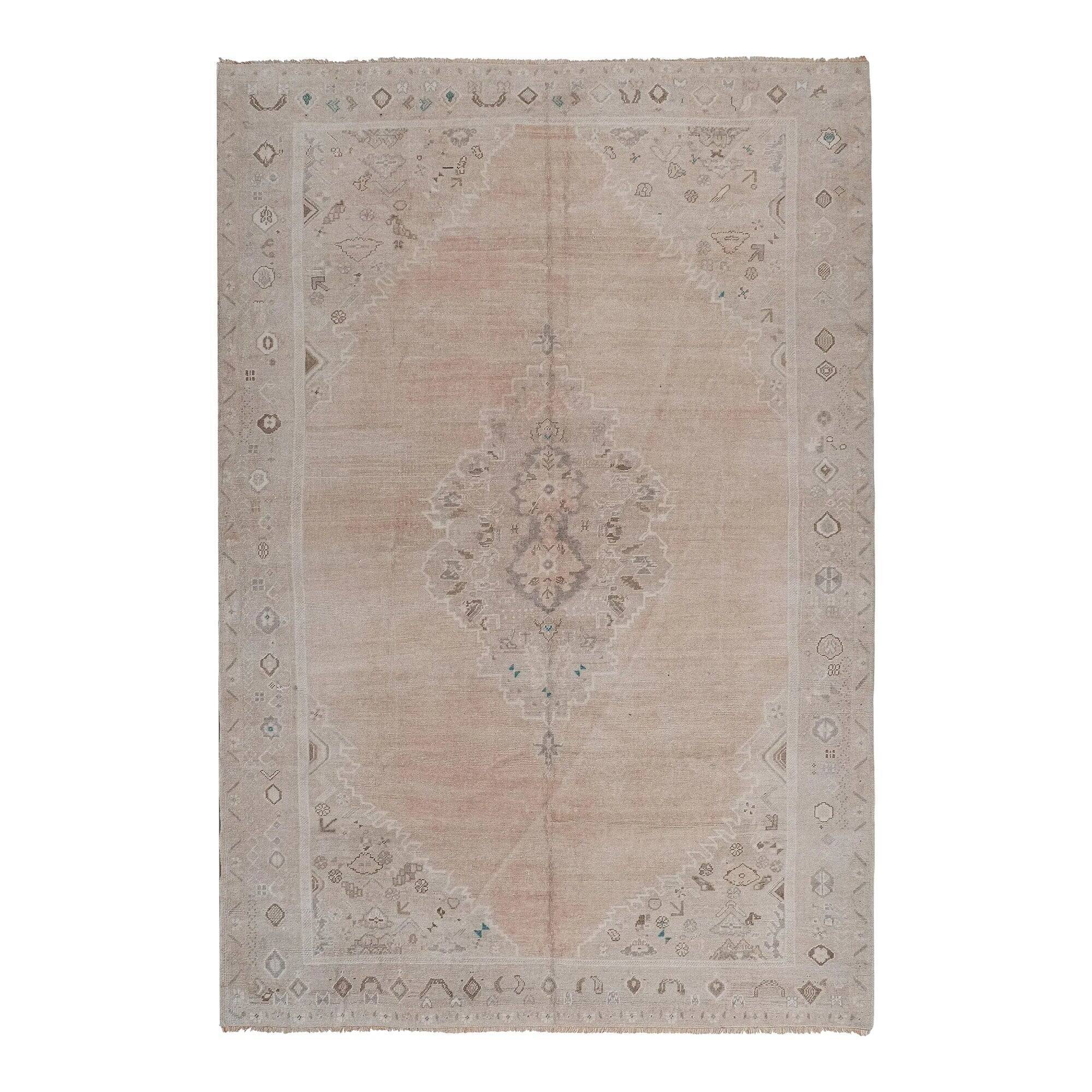 Vintage Turkish handmade rug 181x270 cm