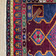 Antique carpet in caucasian wool - anatomy - turkish - kazak - large - geometric patterns / persian