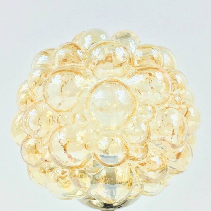 Mid-Century Modern Bubble Glass Table Lamp by Helena Tynell, Germany, 1960s