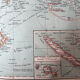 Carte ancienne Océanie 69x48cm