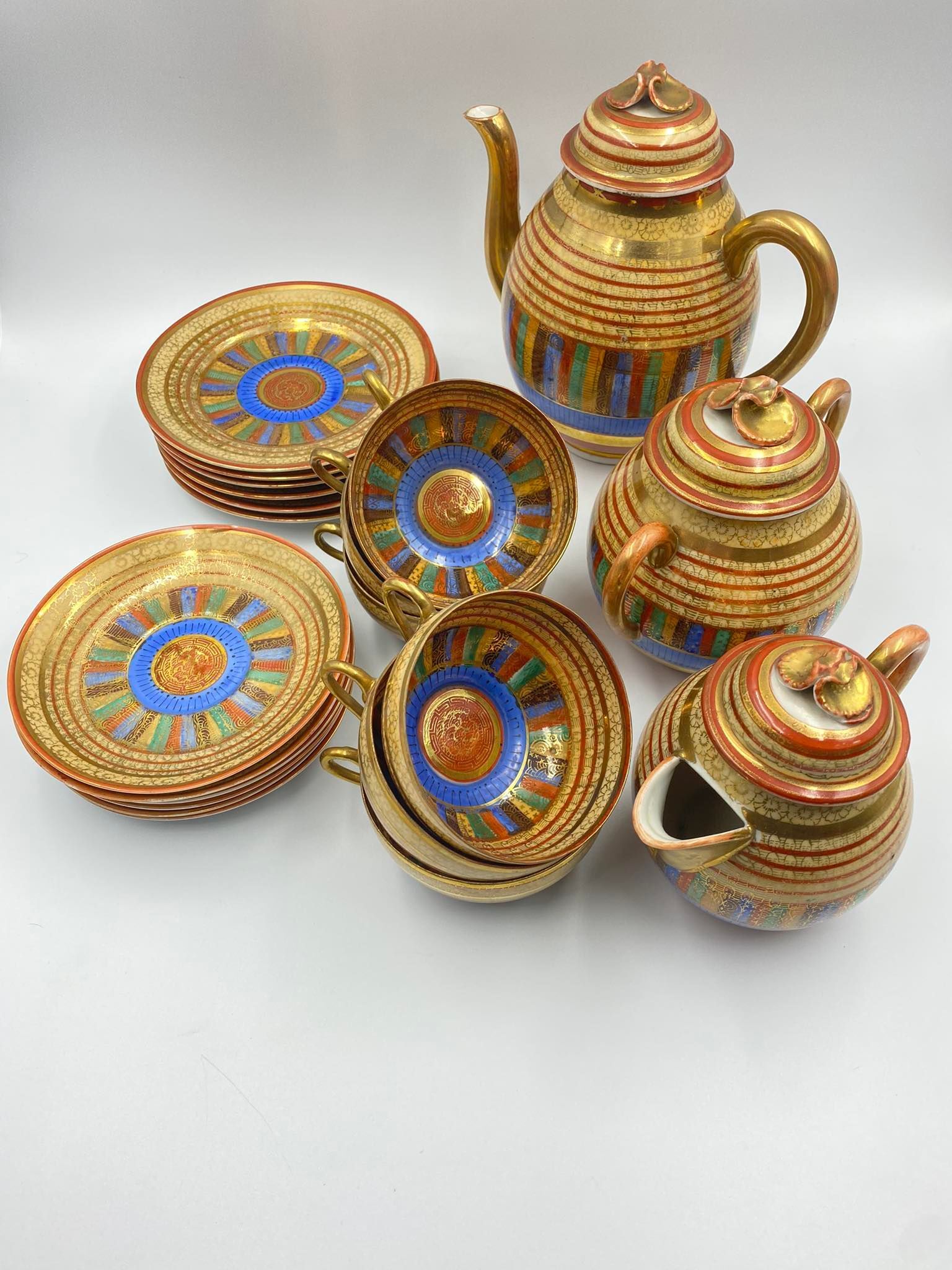 Japanese tea/lunch service before 1950