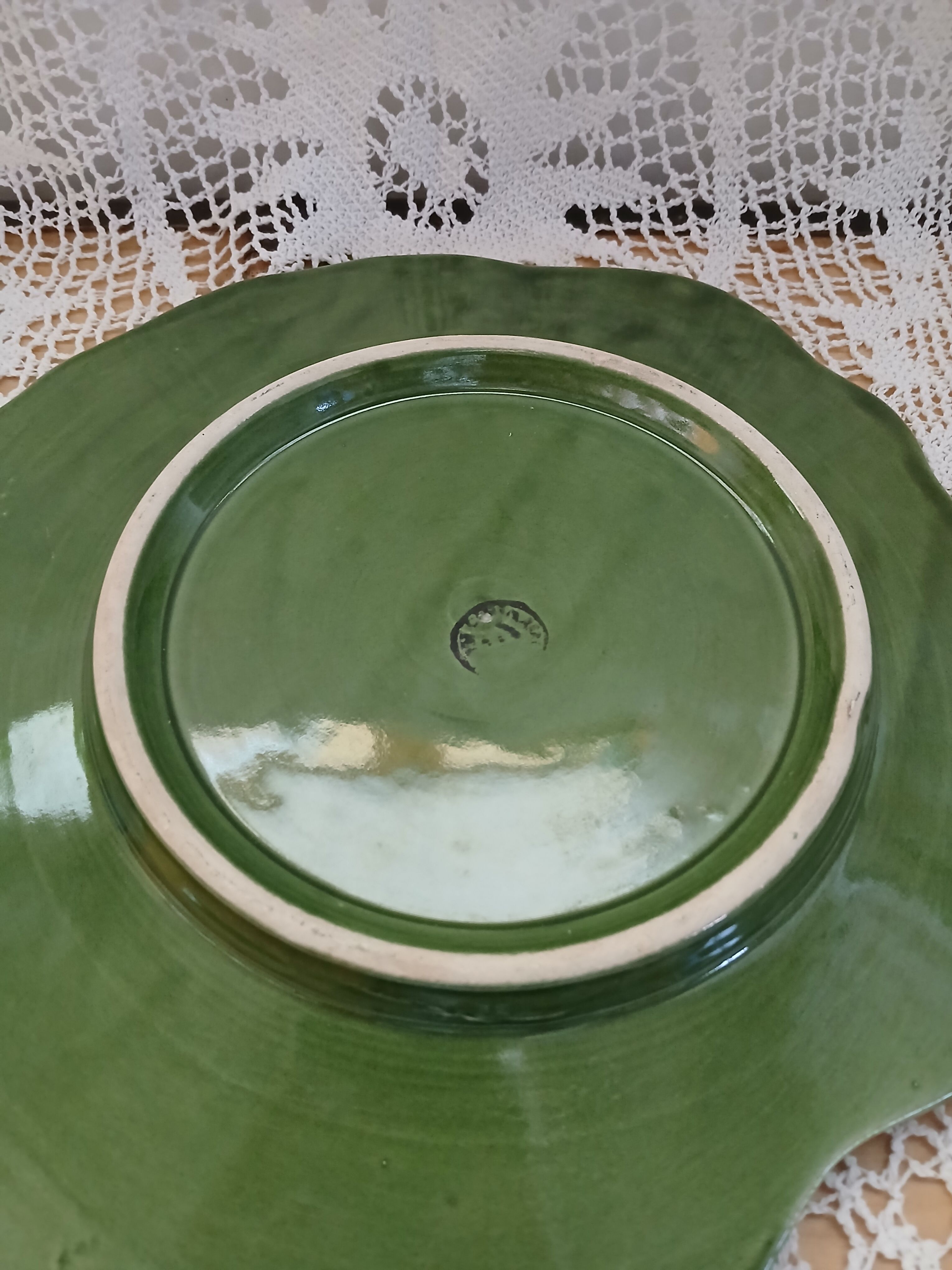 Old slipware plate