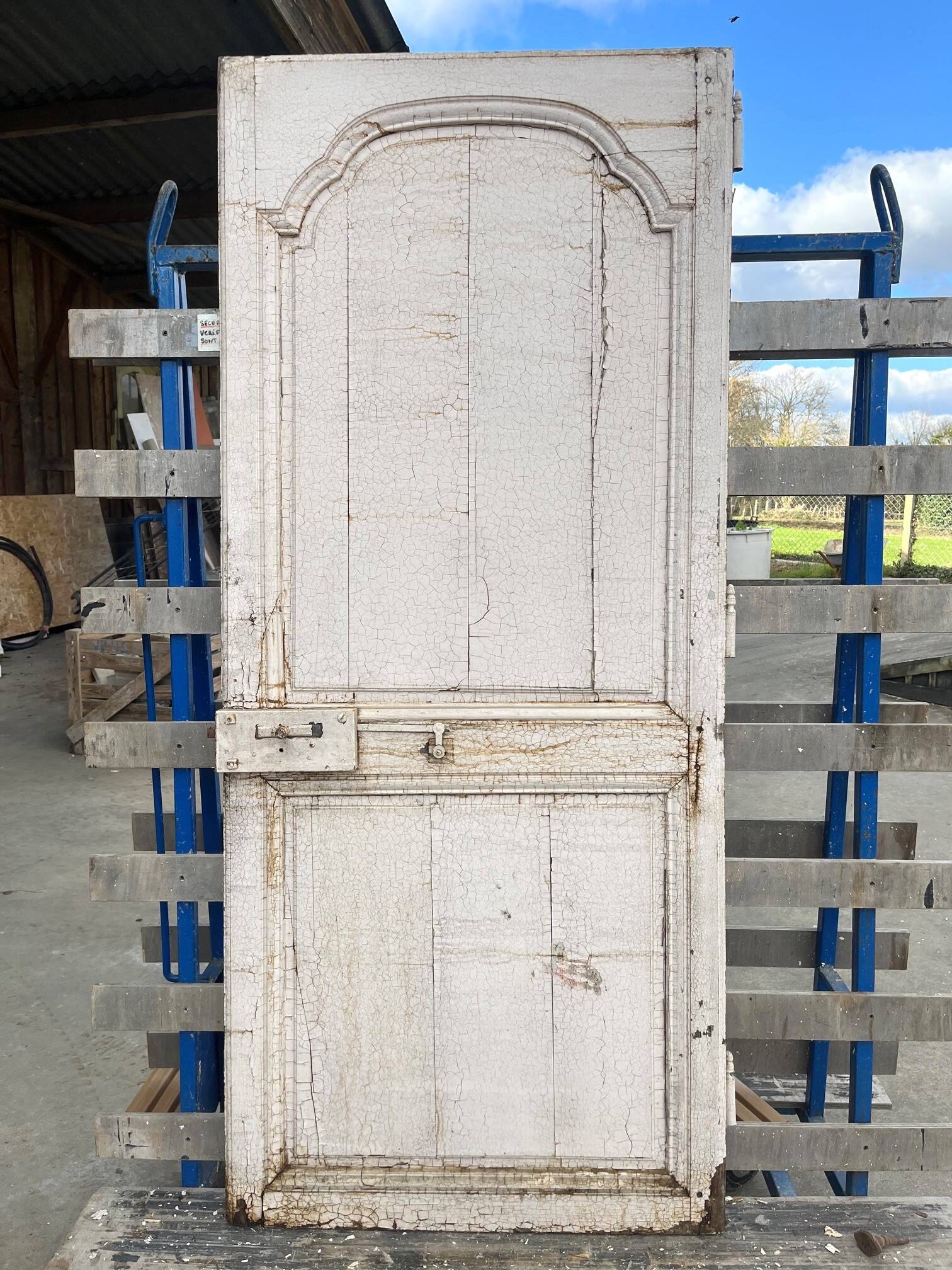 porte ancienne à double face , époque 18e