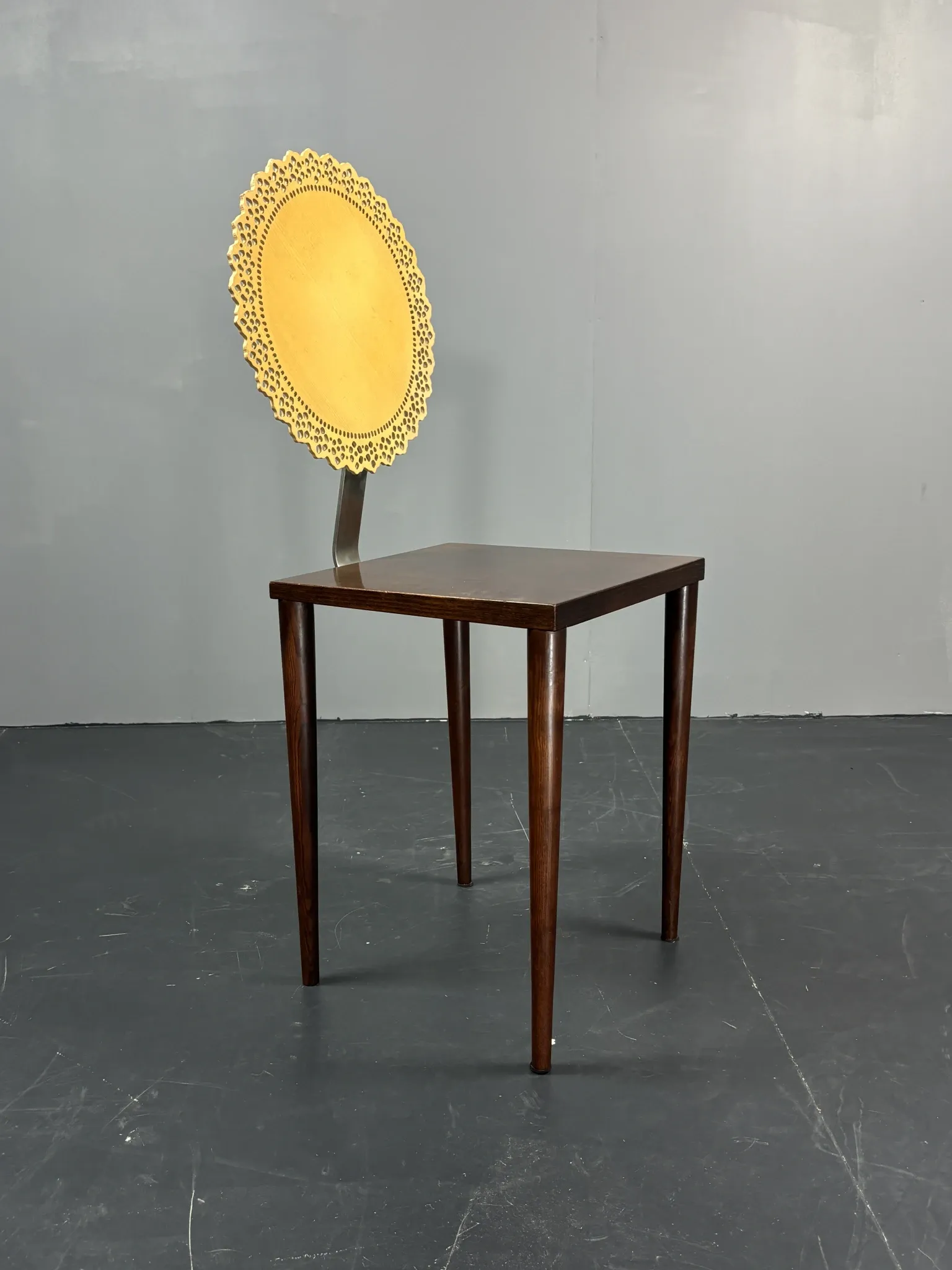 Set of 6 sculptural Italian dining chairs by Marco Mencacci, Milan, 1990s