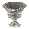 Large coupe sur piédouche en verre 1930