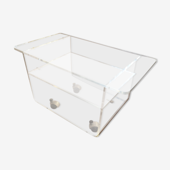 Table basse en plexiglas