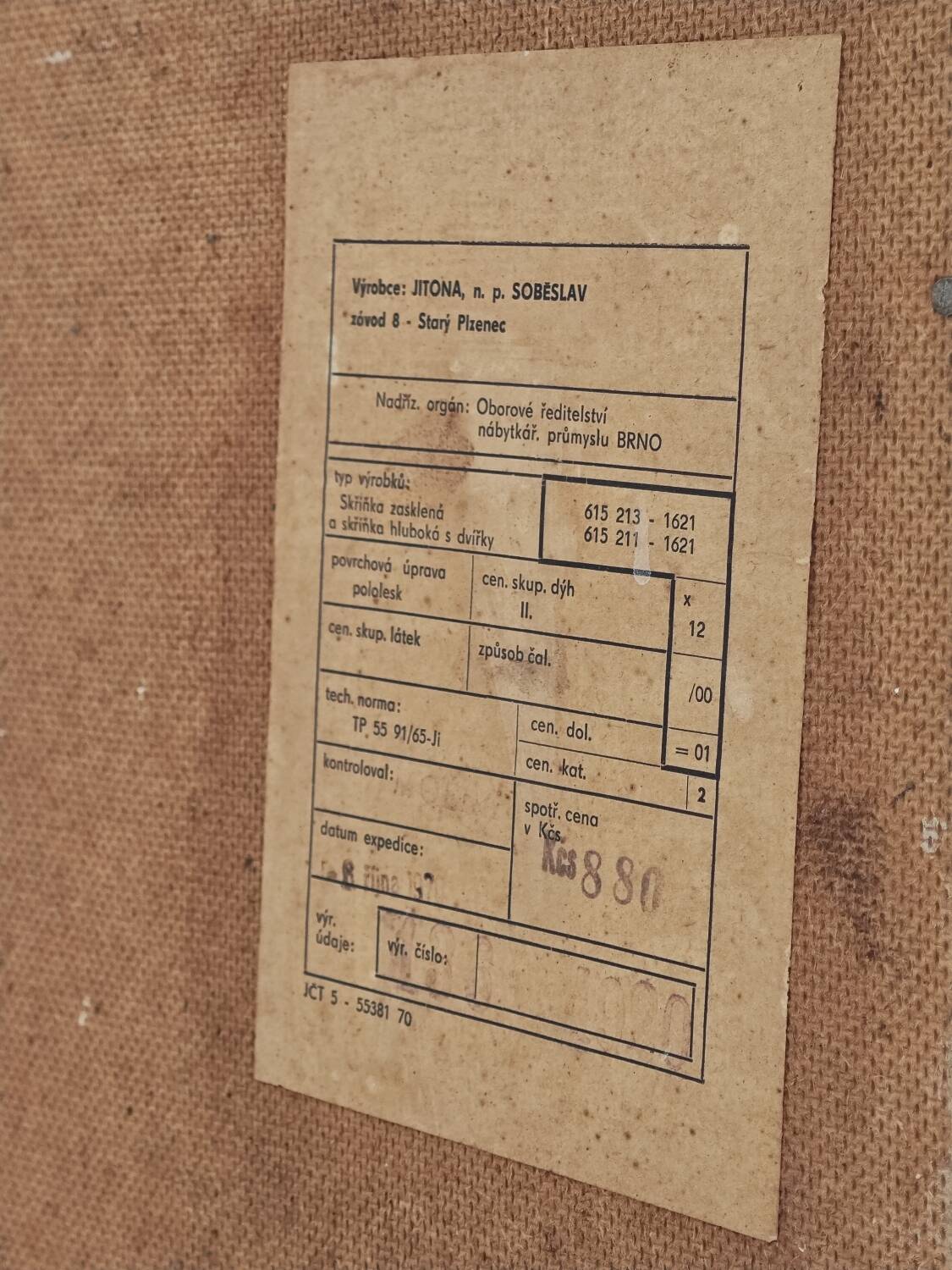 Buffet / Dresser U369/383 by Bohumil Landsman and Hubert Nepozitek for Jitona 1960