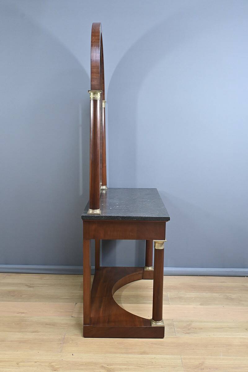 Mahogany dressing table, Empire period – Early 19th century