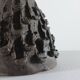 Brutalist ceramic lamp base, mid-20th century.