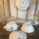 Set of tureen, salad bowl and "Irene" dish in Luneville earthenware