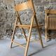 4 folding wooden chairs for Habitat, 1980