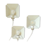 Wall lamps MidCentury floral pattern