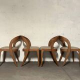 Set of 4 Gondola chairs - Baumann from the 60s/70s