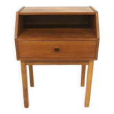 Table de chevet scandinave en teck, Suède, 1950