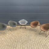 5x Knoll Bertoia Diamond chair upholstered