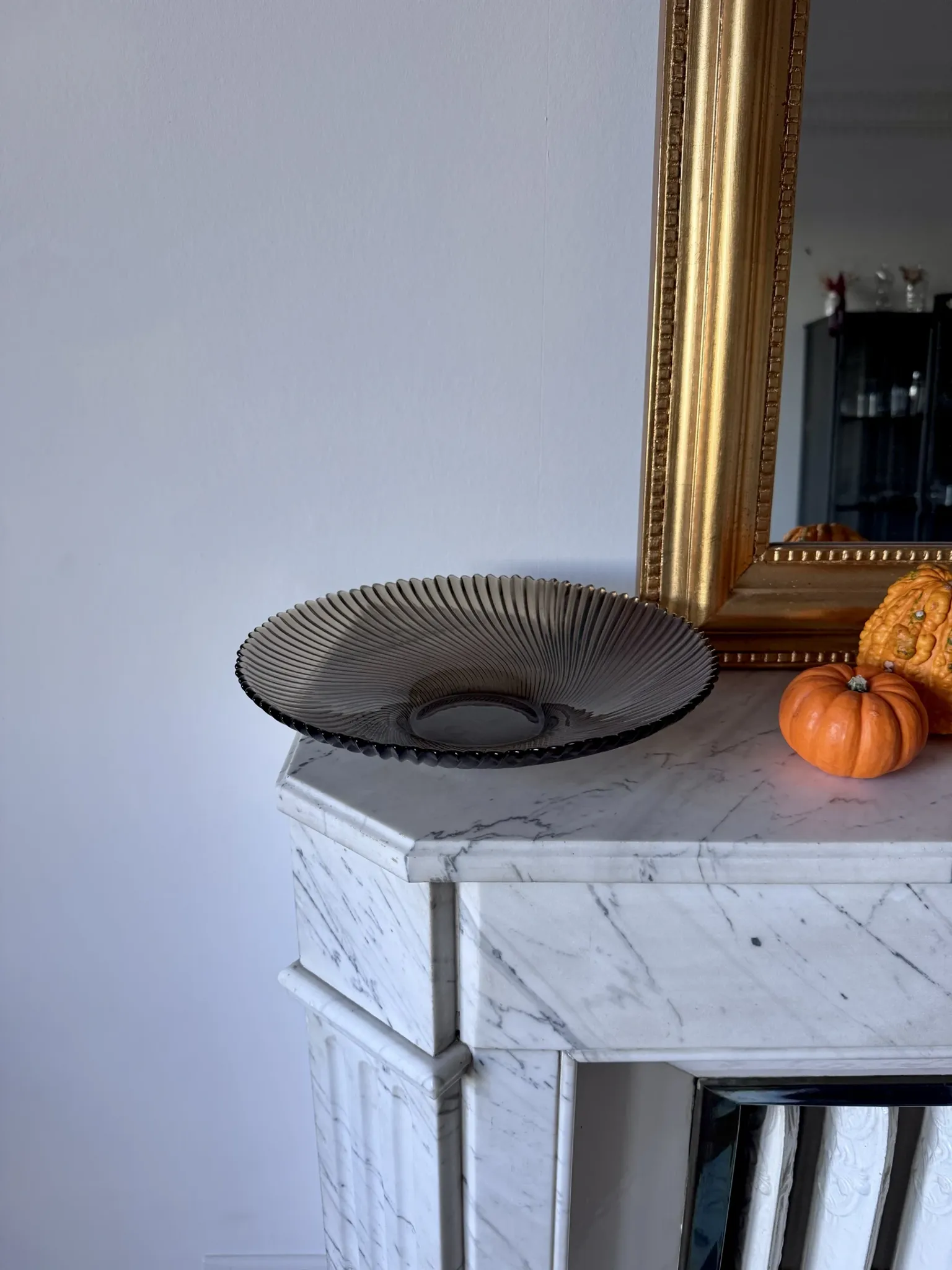 Smoked glass plate Veropa