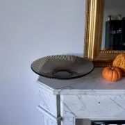 Smoked glass plate Veropa