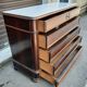Commode en plaquage de palissandre du 19eme