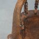 Set of 2 antique English captain's chairs/desk chairs from the 19th century