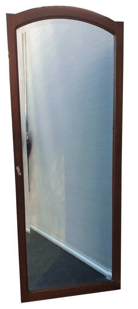 Art Deco door bevelled mirror