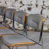 4 conference chairs from La Sorbonne, 1970
