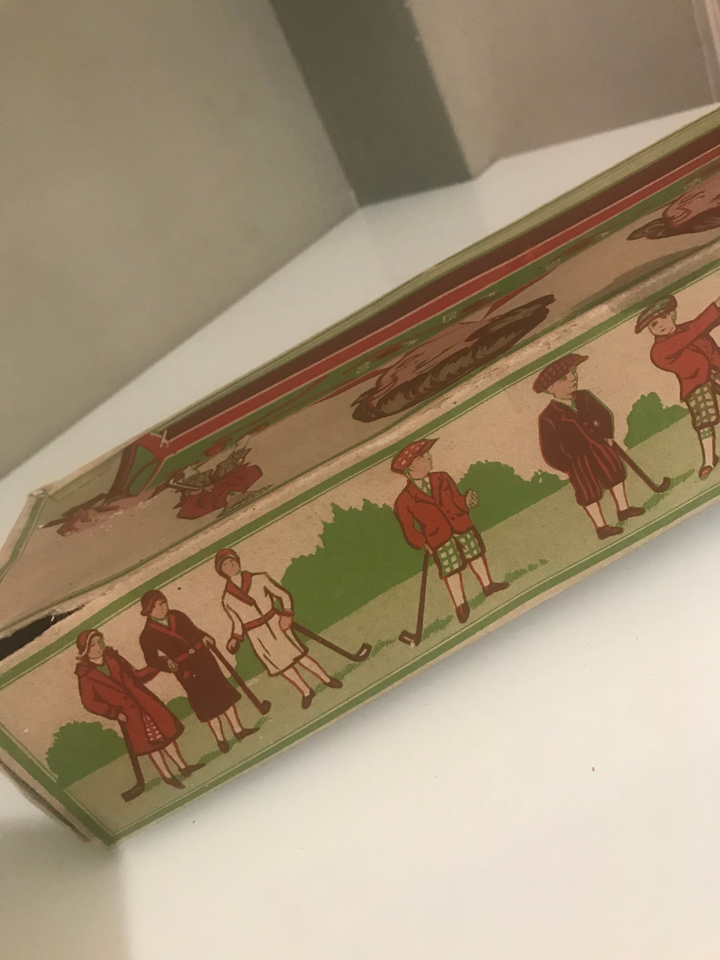 Ancient mechanical toy "Golfer"