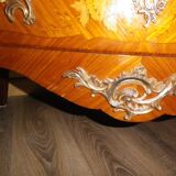Louis XV style inlaid chest of drawers