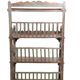 Tribal shelf in ancient Burmese teak