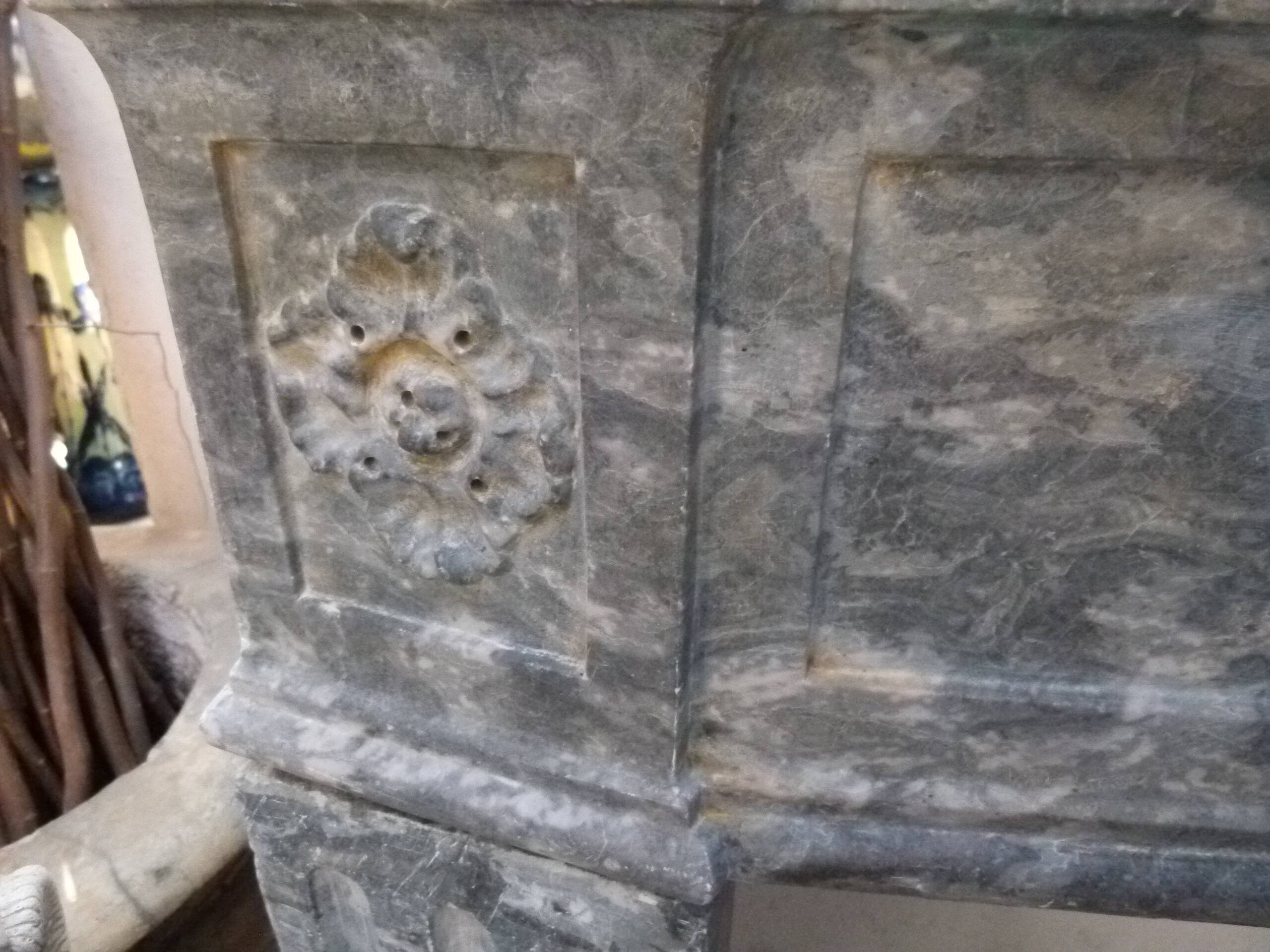 18th century marble fireplace