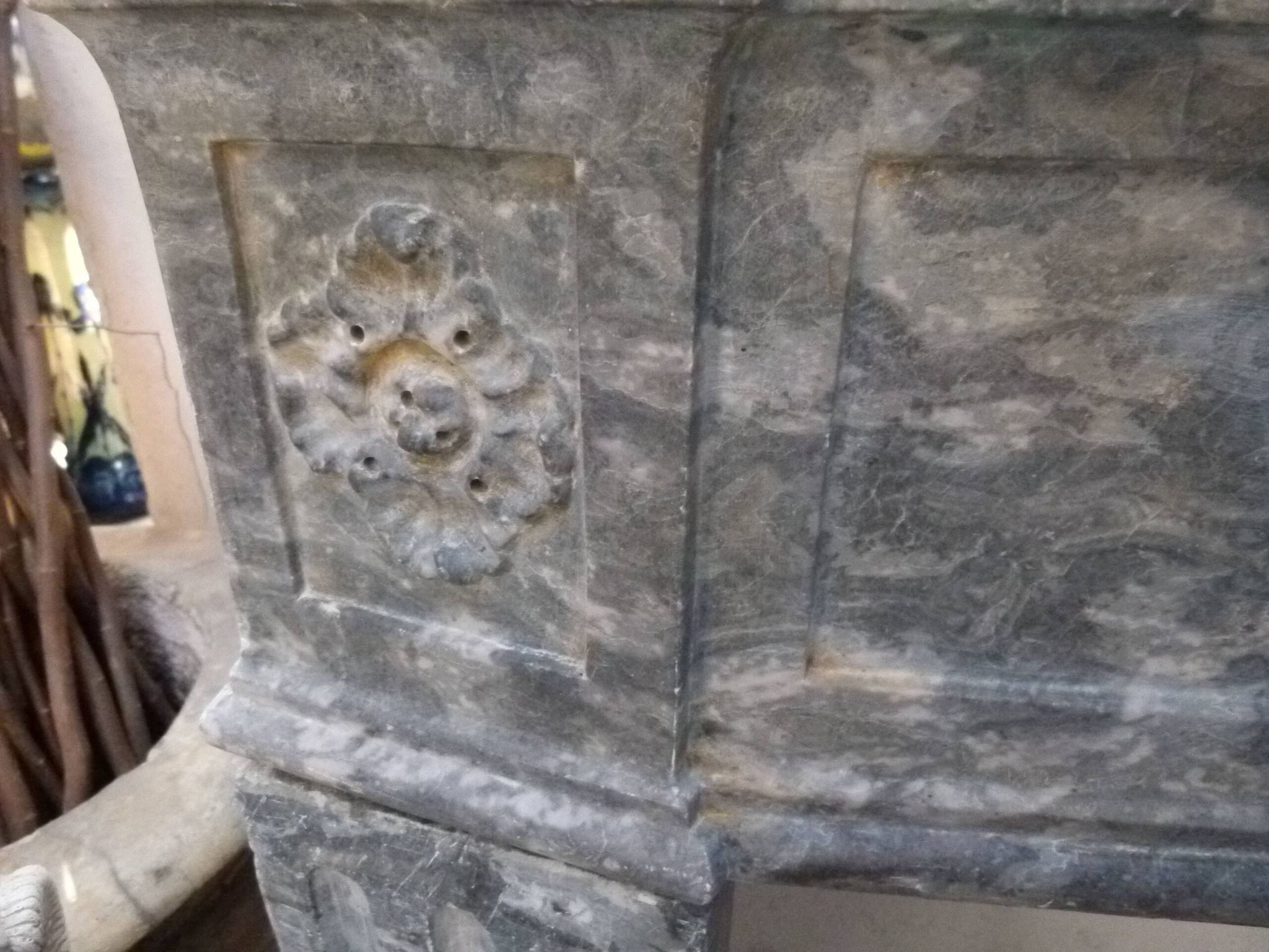 18th century marble fireplace