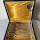 12 silver-plated metal ice cream spoons Ercuis, Toledo model