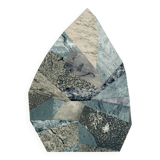 Collage on paper • mineralogy iv